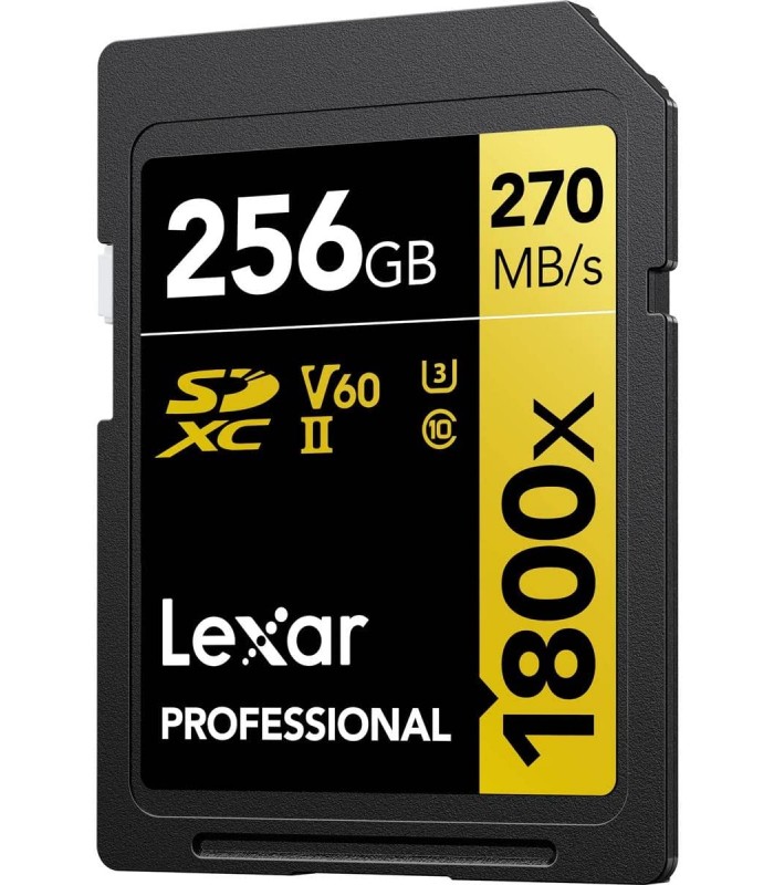 پک کارت حافظه ۲ تایی Lexar مدل 256GB Professional 1800x UHS-II SDXC