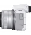 دوربین دیجیتال بدون آینه کانن مدل EOS R50 همراه با لنز RF-S 18-45mm f/4.5-6.3 IS STM - رنگ سفید