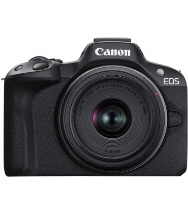 دوربین دیجیتال بدون آینه کانن مدل EOS R50 همراه با لنز RF-S 18-45mm f/4.5-6.3 IS STM - رنگ مشکی