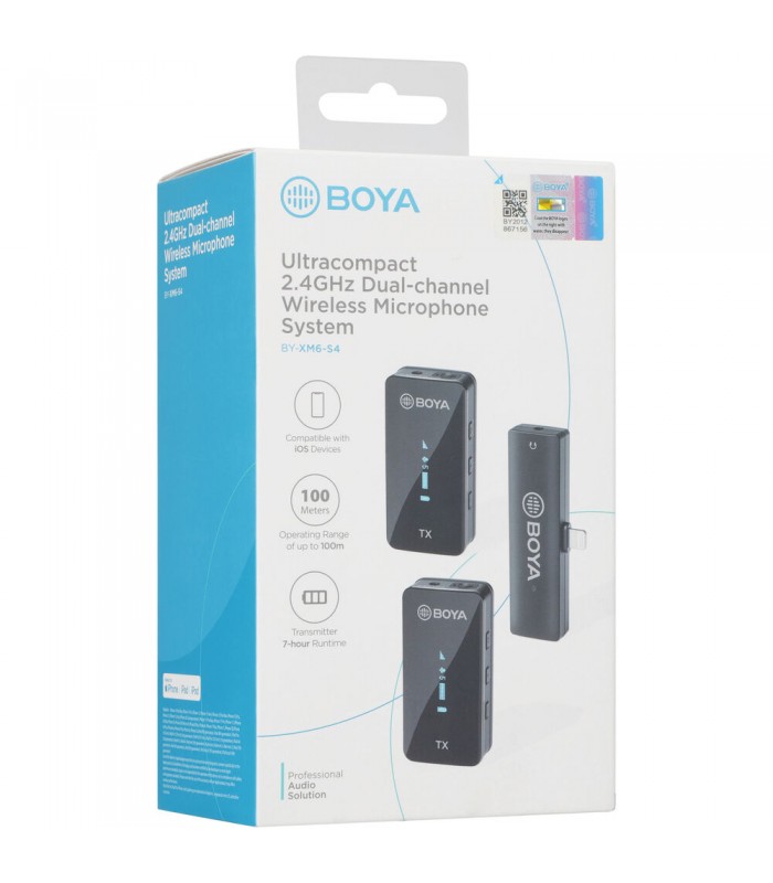 میکروفن بیسیم بویا مدل BOYA BY-XM6-S4