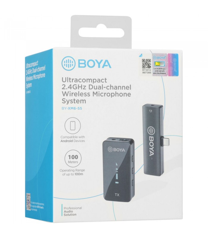 میکروفن بیسیم بویا مدل BOYA BY-XM6-S5