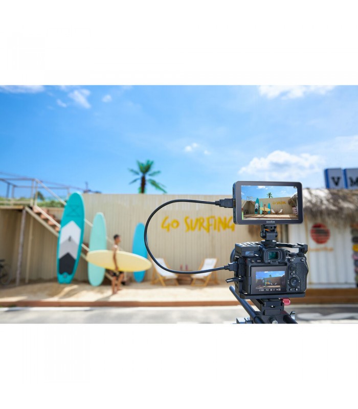 نمایشگر ۵.۵ اینچی لمسی 4K گودوکس مدل Godox GM6S