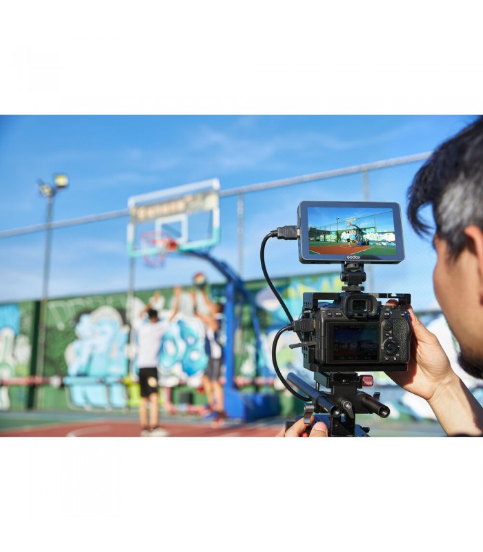 نمایشگر ۵.۵ اینچی لمسی 4K گودوکس مدل Godox GM6S