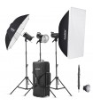 کیت فلاش استودیویی ۳ شاخه Godox مدل SK300II-V