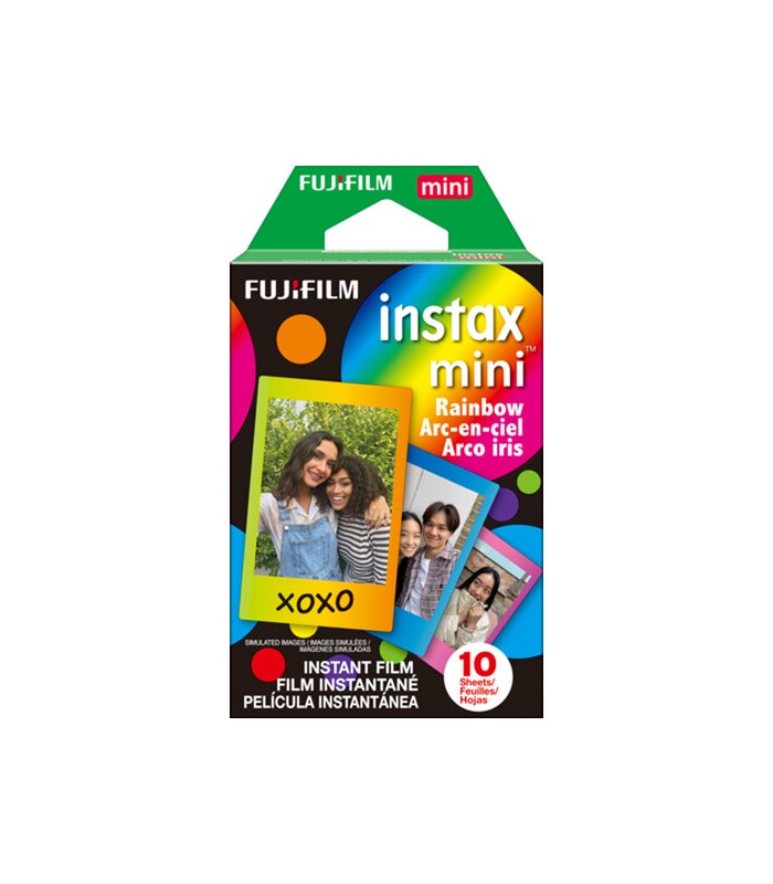 کاغذ عکس فوجی‌فیلم INSTAX MINI مدلRainbow (ده برگ)