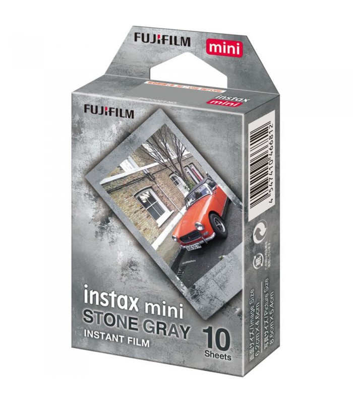 کاغذ عکس فوجی‌فیلم INSTAX MINI مدل Stone Gray (ده برگ)