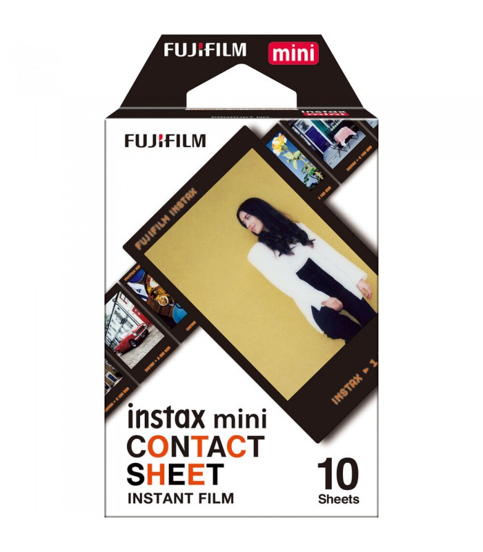 کاغذ عکس فوجی‌فیلم INSTAX MINI مدل Contact (ده برگ)