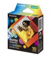 کاغذ عکس فوجی‌فیلم سیاه‌ سفید INSTAX MINI مدل SQUARE Rainbow (ده برگ)