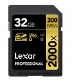 کارت حافظه ۳۲ گیگابایتی Lexar مدل Professional 2000x UHS-II SDHC