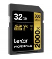 کارت حافظه ۳۲ گیگابایتی Lexar مدل Professional 2000x UHS-II SDHC