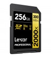 کارت حافظه ۲۵۶ گیگابایتی Lexar مدل Professional 2000x UHS-II SDXC