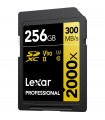 کارت حافظه ۲۵۶ گیگابایتی Lexar مدل Professional 2000x UHS-II SDXC