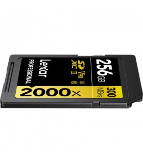 کارت حافظه ۲۵۶ گیگابایتی Lexar مدل Professional 2000x UHS-II SDXC