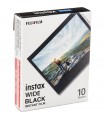 کاغذ عکس فوجی‌فیلم سیاه‌ سفید INSTAX MINI مدل Wide Black (ده برگ)