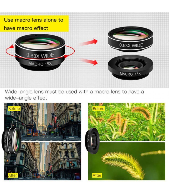 کیت لنز موبایل مدل XH-1001