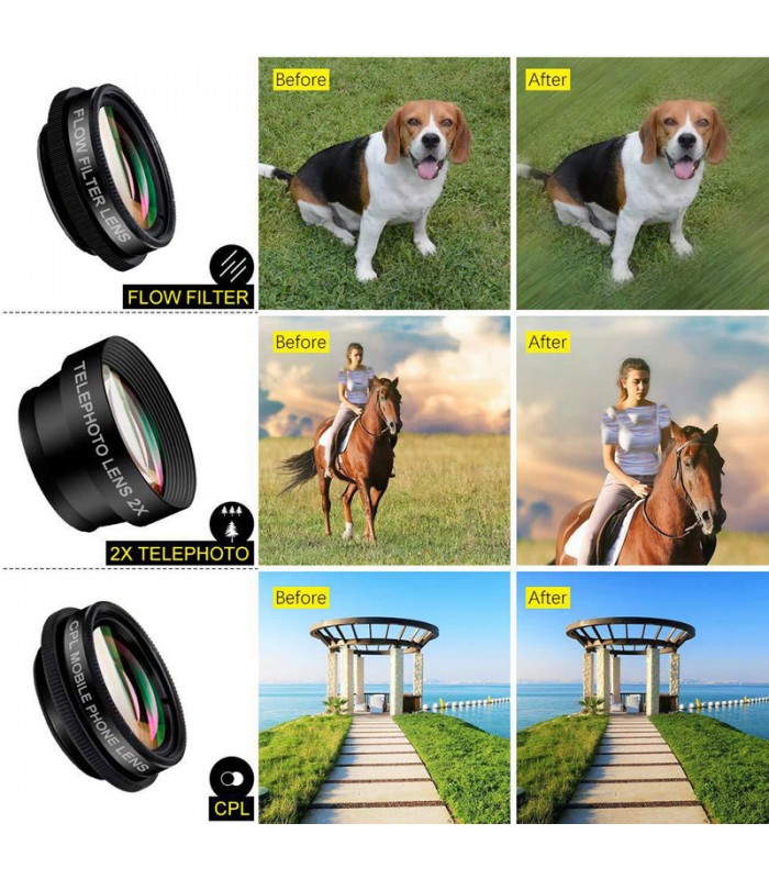 کیت لنز موبایل مدل XH-1001