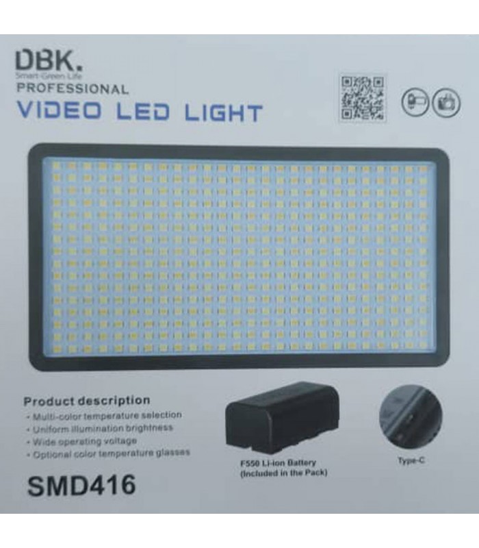 نور سینمایی DBK مدل SMD-416 LED