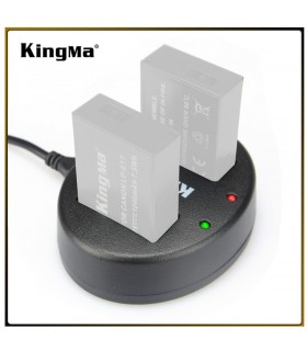 شارژر باتری Kingma مناسب برای شارژ دو باتری LP-E17