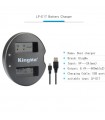 شارژر باتری Kingma مناسب برای شارژ دو باتری LP-E17