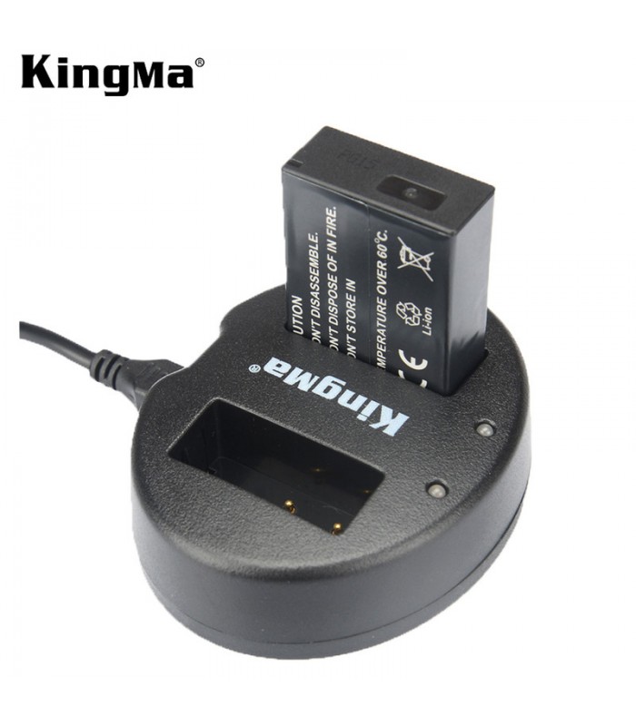 شارژر باتری Kingma مناسب برای شارژ دو باتری LP-E17