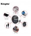 شارژر باتری Kingma مناسب برای شارژ دو باتری LP-E17