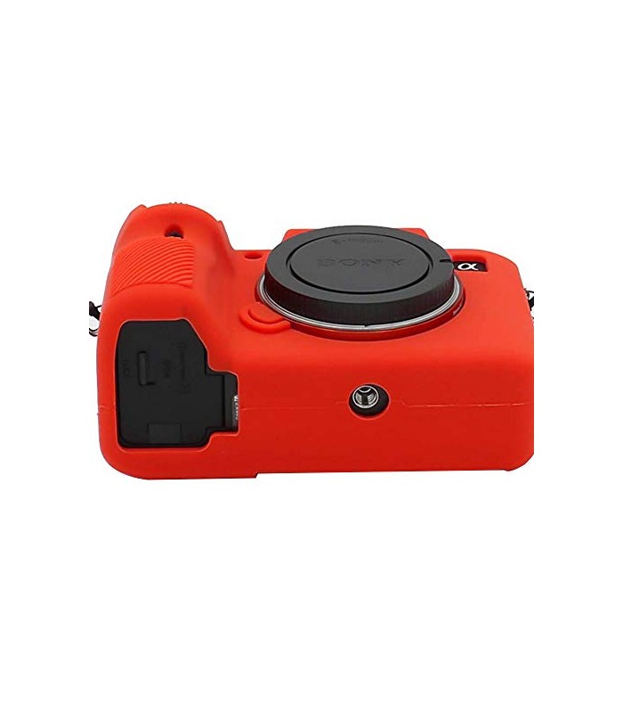 کاور سیلیکونی دوربین مدل 79 مناسب برای دوربین‌های سونی A9/A7III /A7RIII رنگ قرمز
