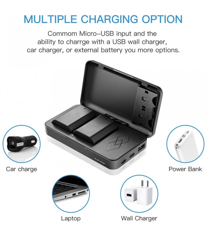 شارژر دوبل باتری SoulMate مدل DB-FZ100