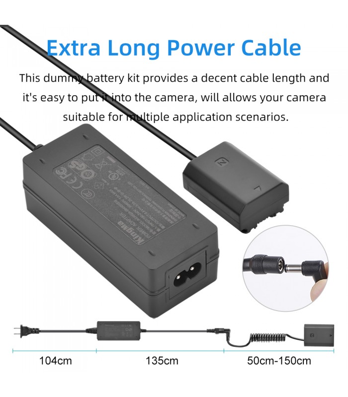 آداپتور برق مستقیم Kingma مناسب باتری NP-FZ100