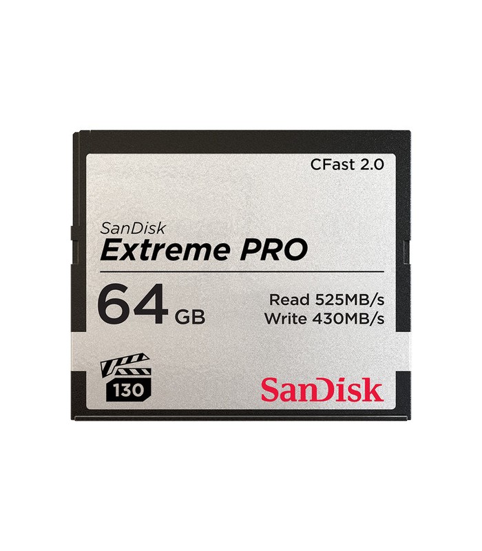 کارت حافظه ۶۴ گیگابایتی سن دیسک مدل SanDisk Extreme PRO CFast 2.0