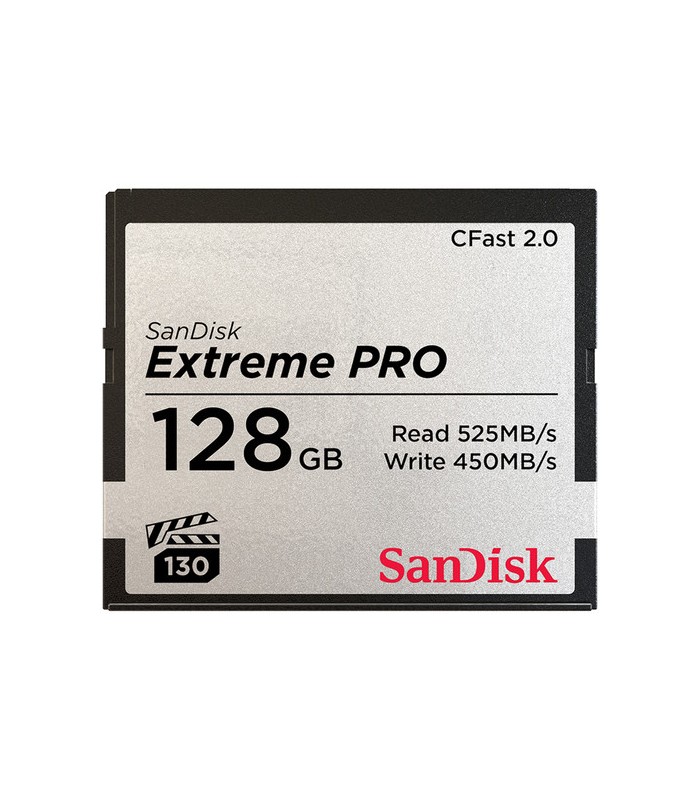 کارت حافظه ۱۲۸ گیگابایتی سن دیسک مدل SanDisk Extreme PRO CFast 2.0