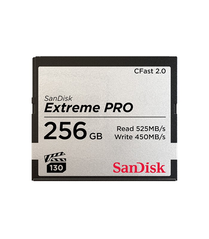 کارت حافظه ۲۵۶ گیگابایتی سن دیسک مدل SanDisk Extreme PRO CFast 2.0