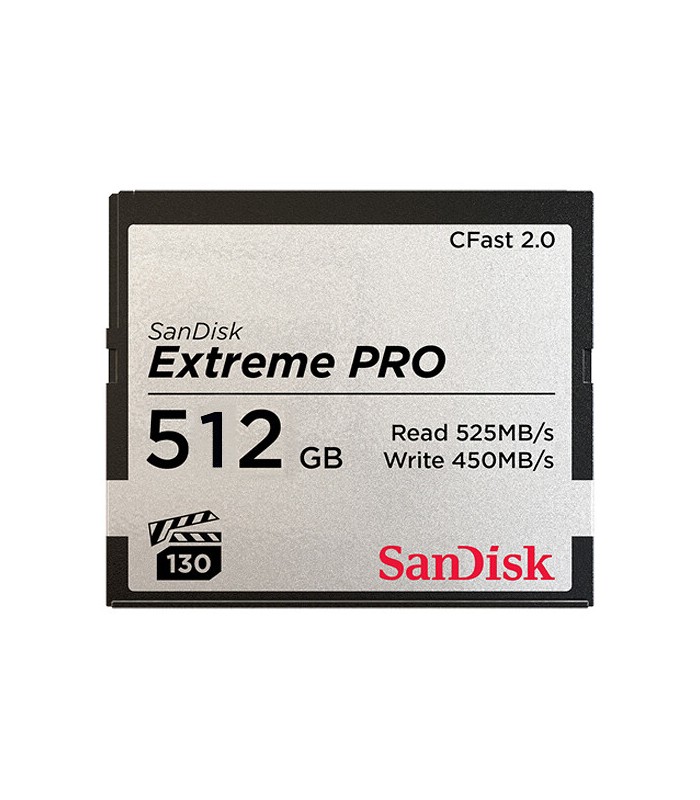 کارت حافظه ۵۱۲ گیگابایتی سن دیسک مدل SanDisk Extreme PRO CFast 2.0