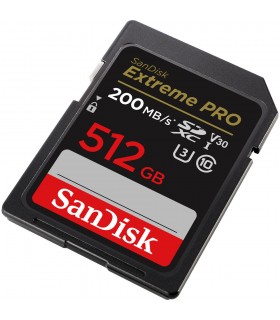 کارت حافظه ۵۱۲ گیگابایتی سن دیسک مدل SanDisk 512GB Extreme PRO UHS-I SDXC - 200mb/s