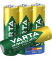 پک ۴ عددی باتری قابل شارژ قلمی وارتا مدل Varta Pre-Charged Ni-Mh 2100mAh