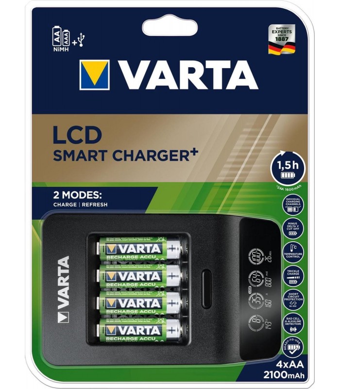 شارژر باتری وارتا مدل Varta LCD Smart