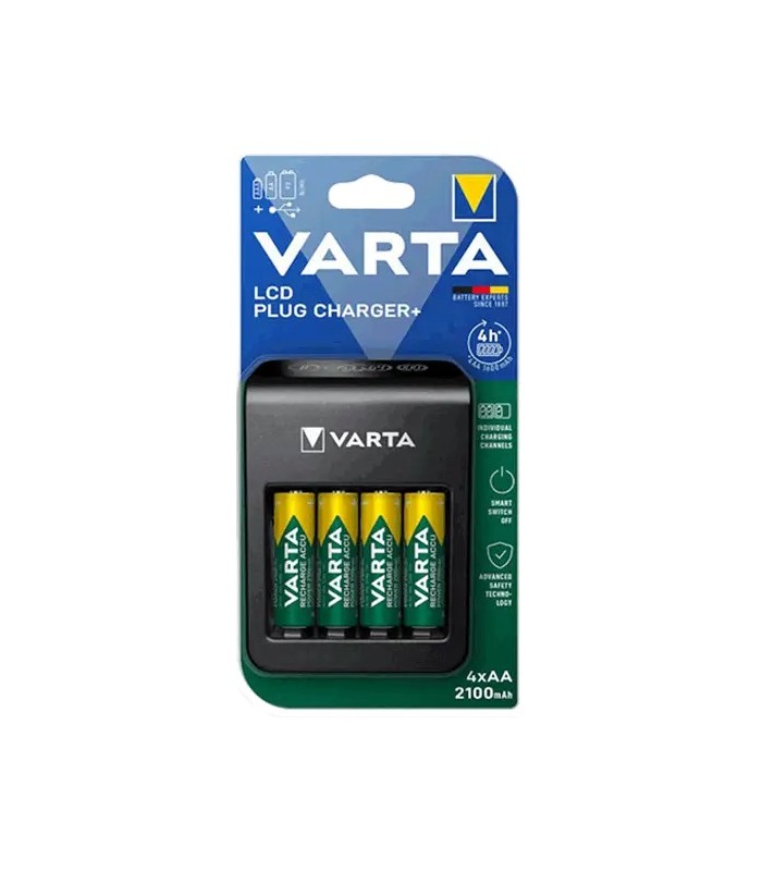 شارژر باتری وارتا مدل Varta LCD Plug Plus