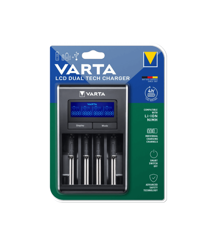شارژر باتری وارتا مدل varta LCD Dual Tech