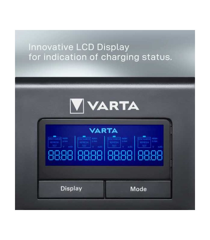 شارژر باتری وارتا مدل varta LCD Dual Tech