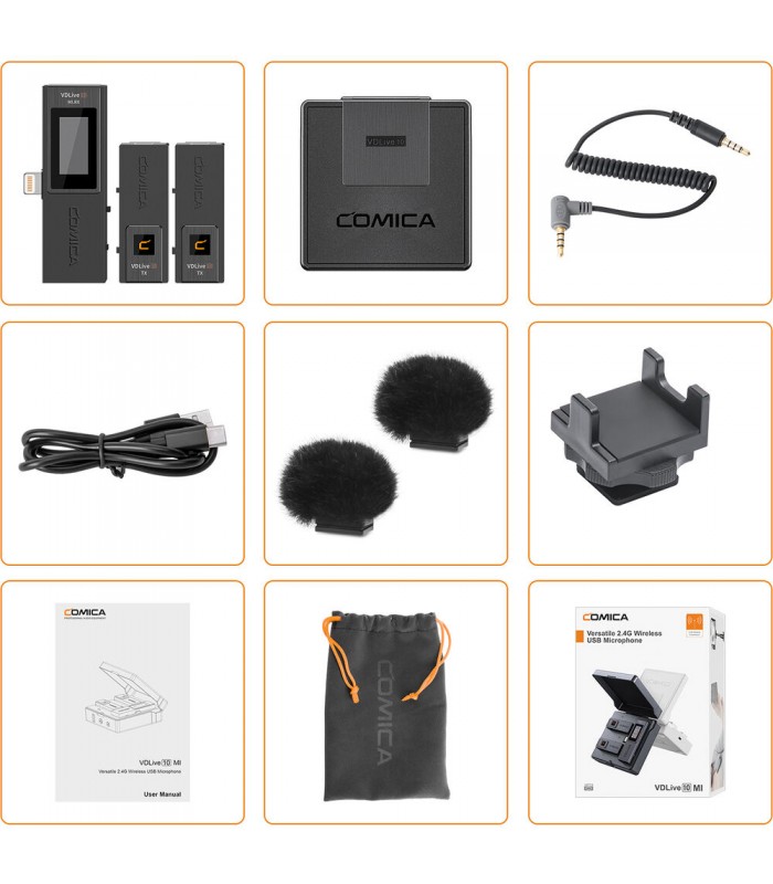 میکروفن بیسیم کامیکا مدل Comica Audio VDLive10 MI