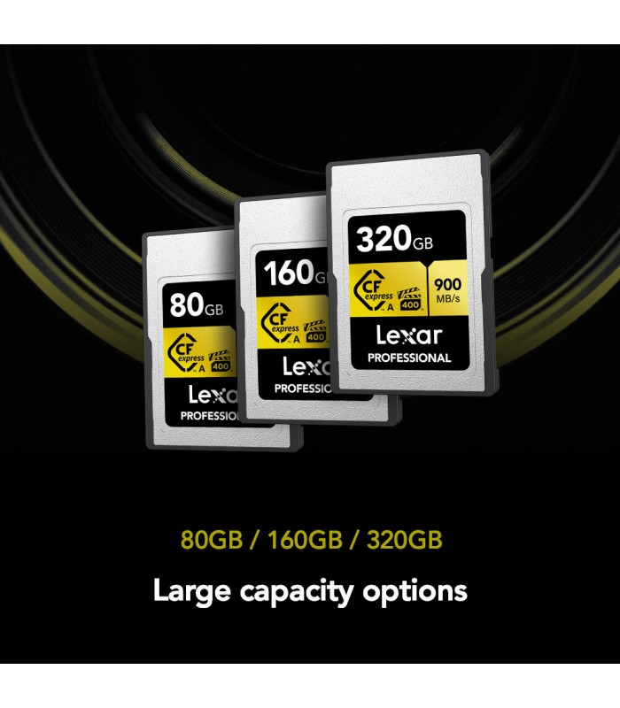 کیت رم ریدر و کارت حافظه ۳۲۰ گیگابایتی Lexar مدل Professional CFexpress Type A