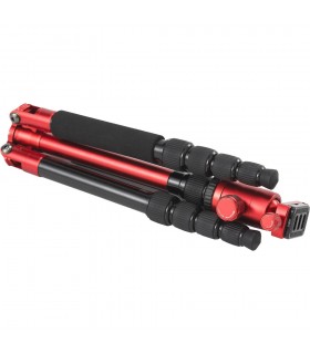 سه‌پایه آلومینیومی Sirui مدل T-005X همراه با بال هد - رنگ قرمز