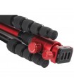 سه‌پایه آلومینیومی Sirui مدل T-005X همراه با بال هد - رنگ قرمز