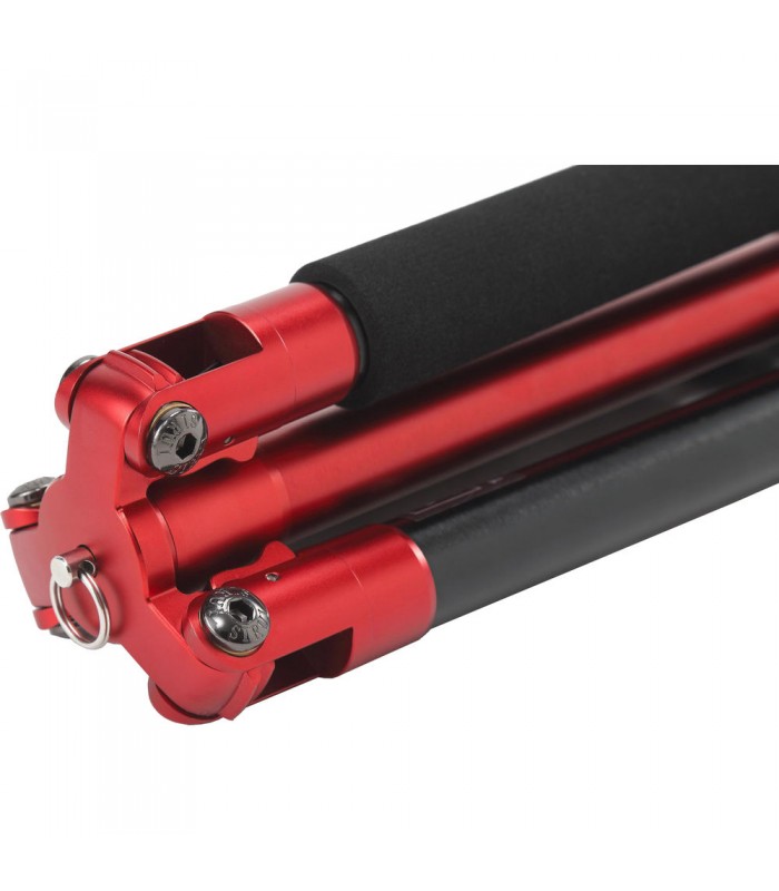 سه‌پایه آلومینیومی Sirui مدل T-005X همراه با بال هد - رنگ قرمز