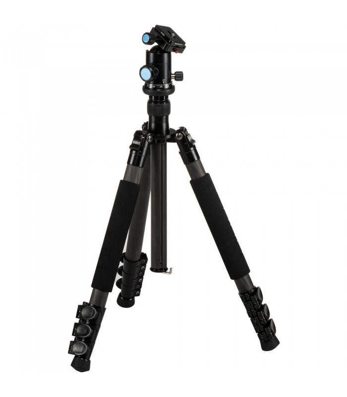 سه‌پایه فیبر کربنی Sirui مدل ET-2204 همراه با بال هد