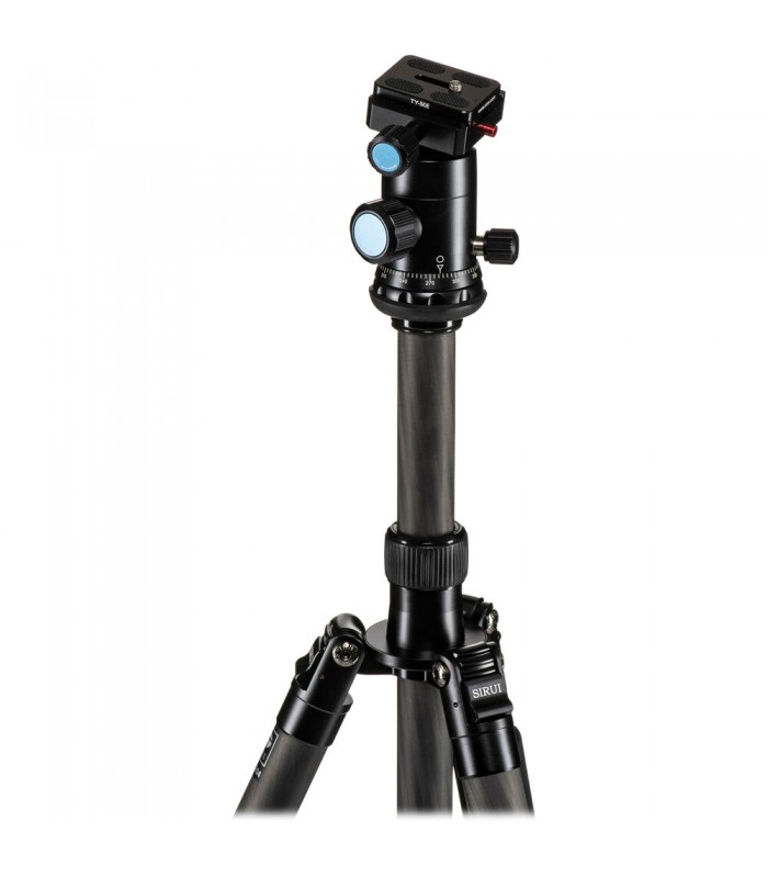 سه‌پایه فیبر کربنی Sirui مدل ET-2204 همراه با بال هد