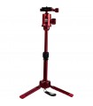 سه‌پایه رومیزی Sirui مدل 3T-35R همراه با بال هد - رنگ قرمز