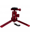 سه‌پایه رومیزی Sirui مدل 3T-35R همراه با بال هد - رنگ قرمز