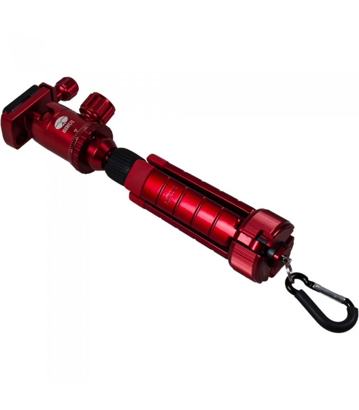 سه‌پایه رومیزی Sirui مدل 3T-35R همراه با بال هد - رنگ قرمز