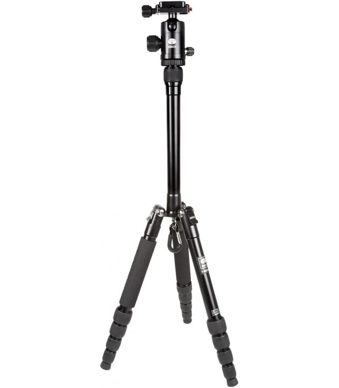 سه‌پایه آلومینیومی Sirui مدل T-005X همراه با بال هد - رنگ مشکی