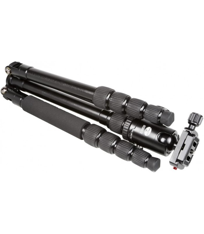 سه‌پایه آلومینیومی Sirui مدل T-005X همراه با بال هد - رنگ مشکی